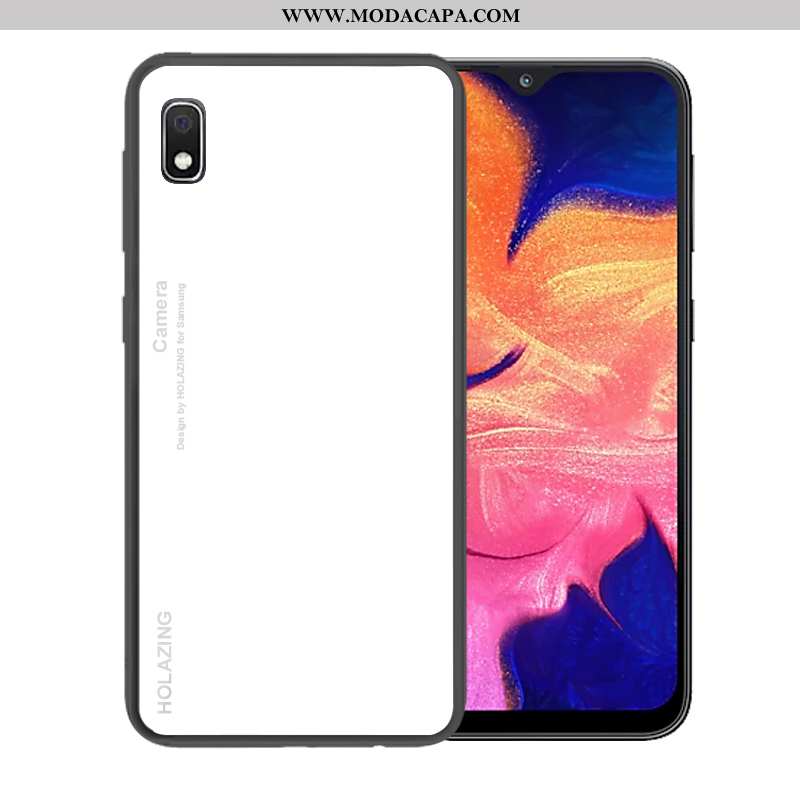 Capa Samsung Galaxy A10 Tendencia Gradiente Cases Telemóvel Protetoras Azul Escuro Capas Promoção