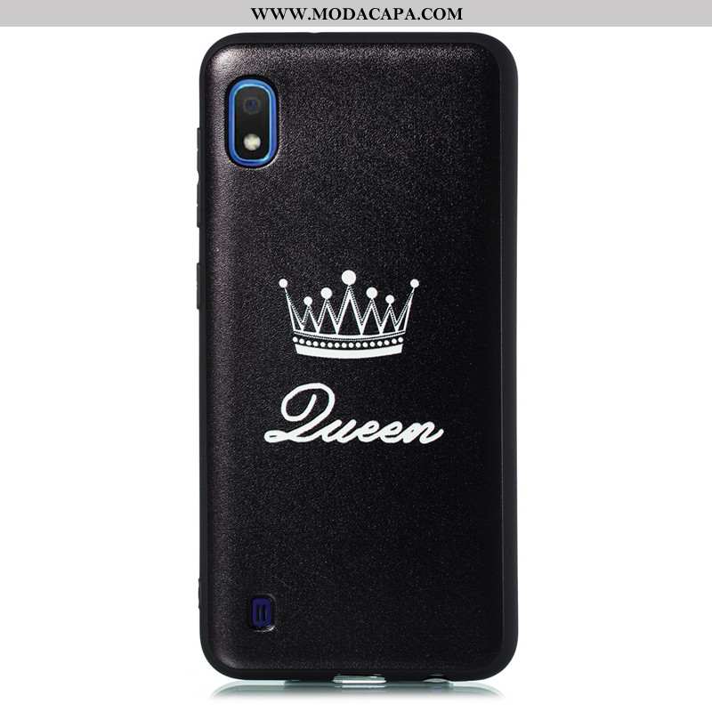 Capa Samsung Galaxy A10 Personalizado 2020 Desenho Animado Cases Pu Preto Telemóvel Comprar