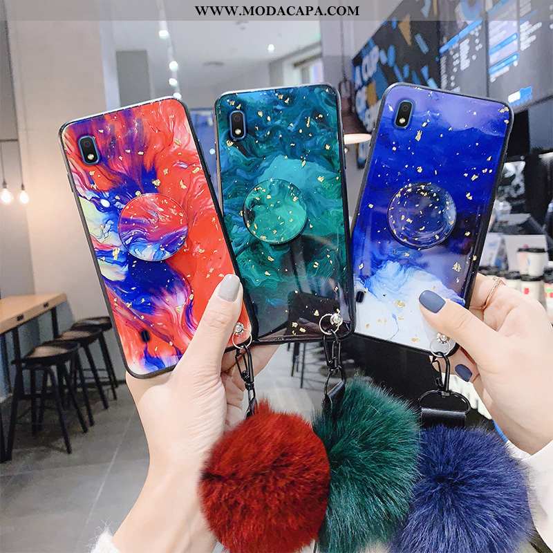 Capa Samsung Galaxy A10 Silicone Vermelho Telemóvel Novas Protetoras Capas Tendencia Venda