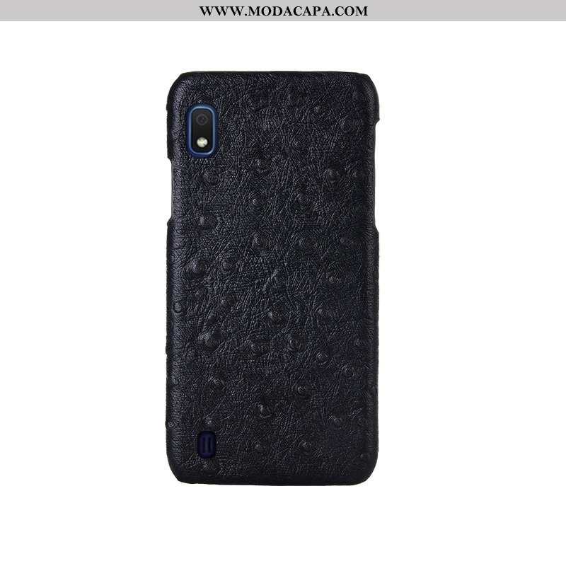 Capas Samsung Galaxy A10 Luxo Cases Antiqueda Telemóvel Customizadas Couro Genuíno Baratos