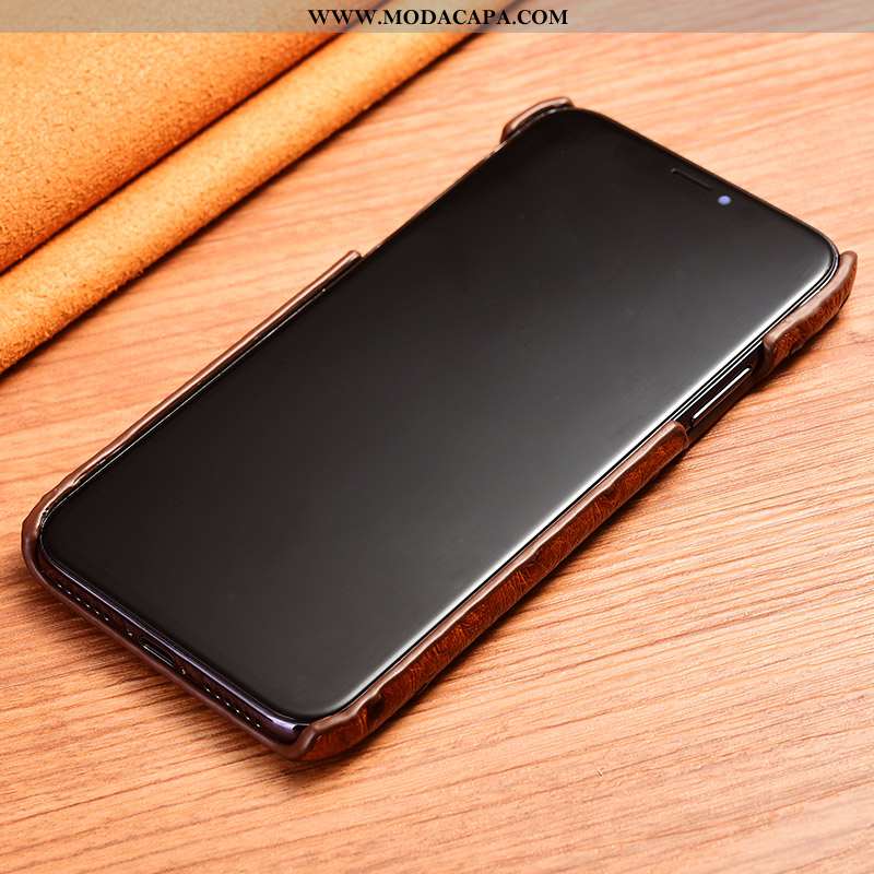 Capas Samsung Galaxy A10 Luxo Cases Antiqueda Telemóvel Customizadas Couro Genuíno Baratos