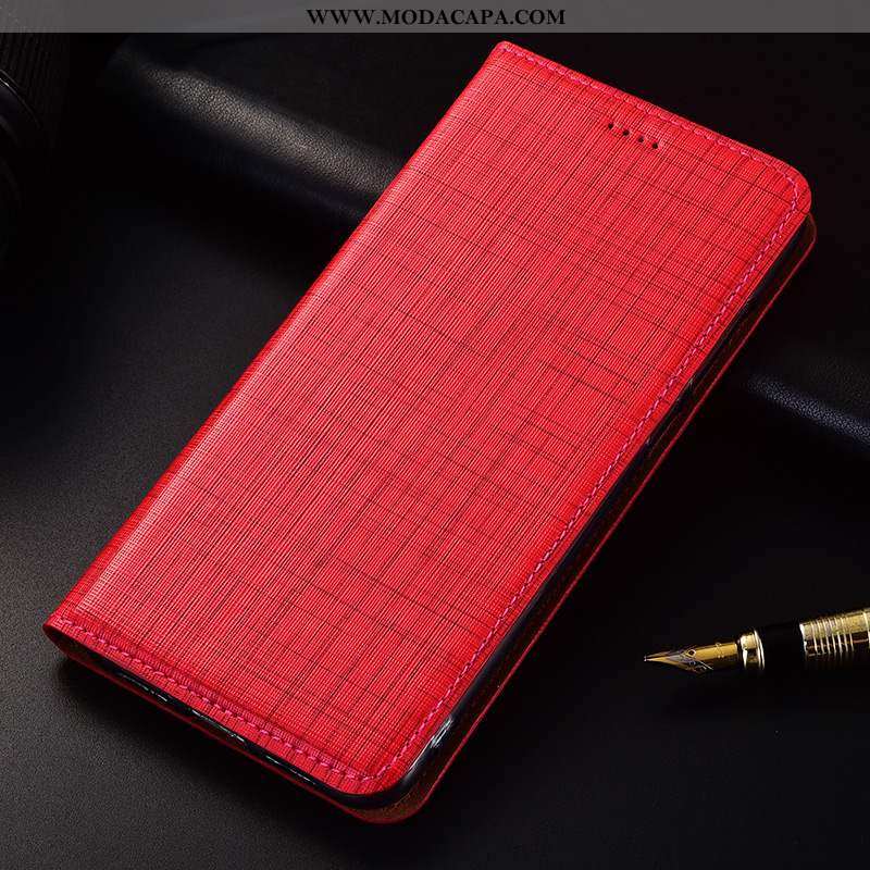 Capas Samsung Galaxy A20e Silicone Couro Genuíno Cover Cases Vermelho Antiqueda Protetoras Online