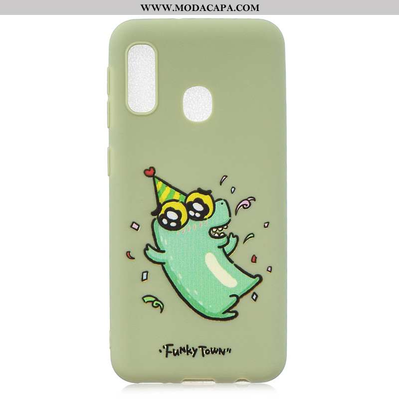 Capas Samsung Galaxy A20e Cordao Telemóvel Desenho Animado Azul Cases Baratas