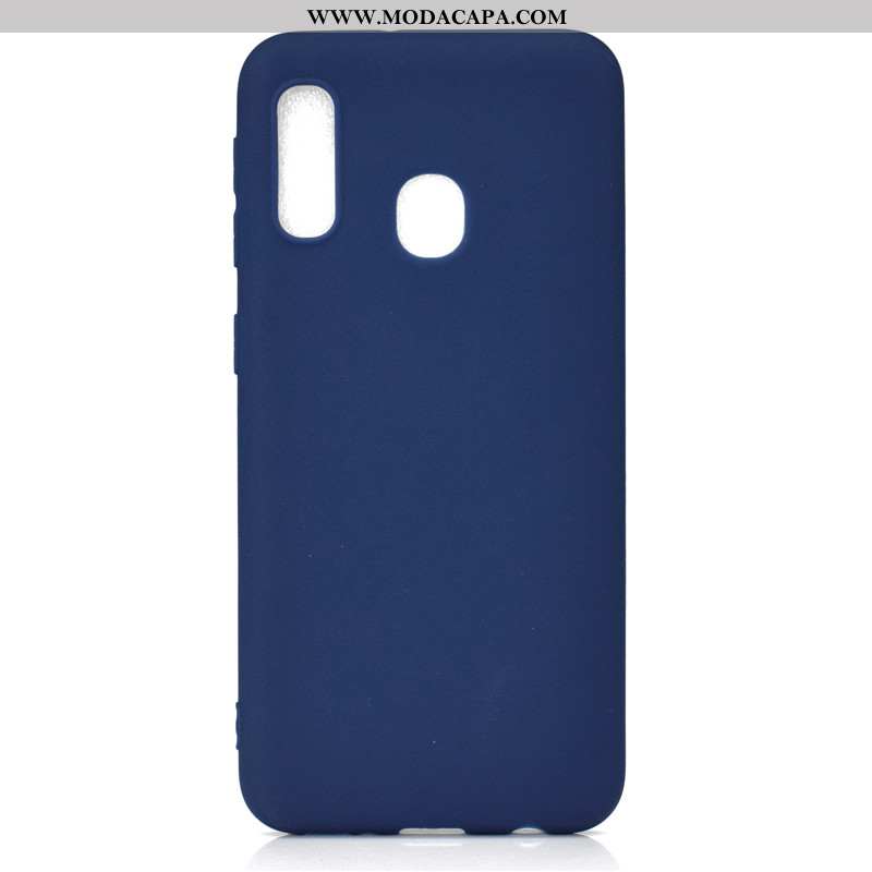 Capas Samsung Galaxy A20e Cordao Telemóvel Desenho Animado Azul Cases Baratas