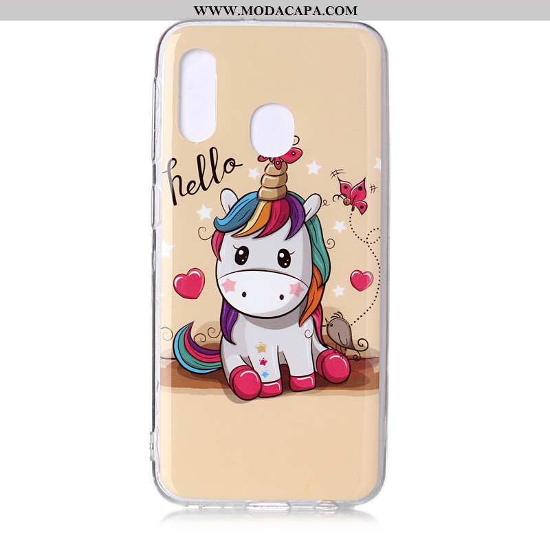 Capas Samsung Galaxy A20e Soft Tendencia Telemóvel Desenho Animado Antiqueda Personalizada Cases Bar