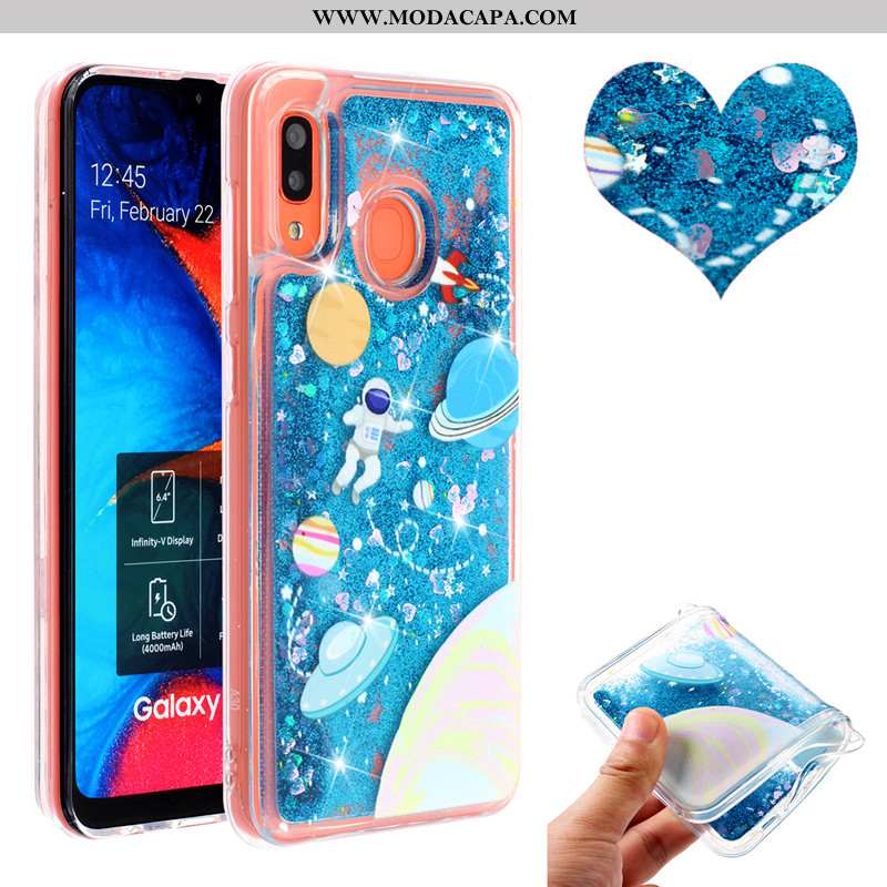 Capa Samsung Galaxy A20e Capas Antiqueda Telemóvel 2020 Cases Rosa Baratas