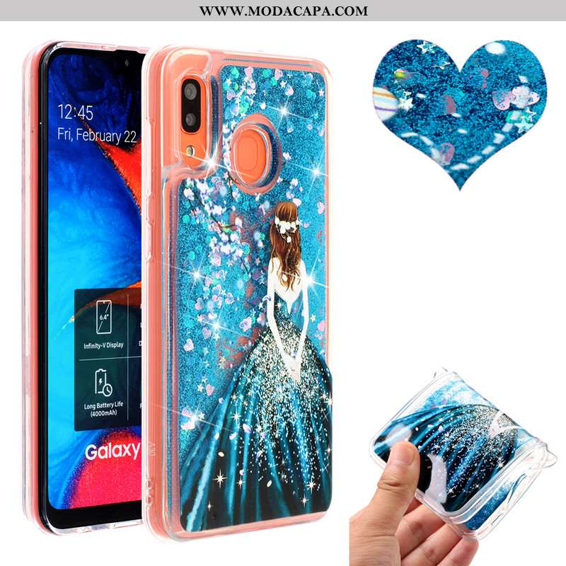 Capa Samsung Galaxy A20e Capas Antiqueda Telemóvel 2020 Cases Rosa Baratas