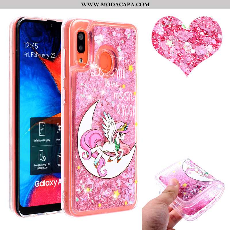 Capa Samsung Galaxy A20e Capas Antiqueda Telemóvel 2020 Cases Rosa Baratas