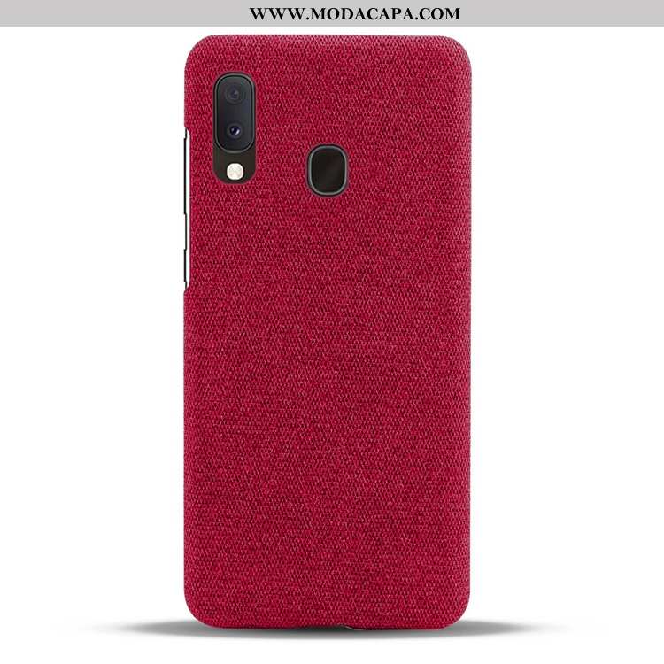 Capas Samsung Galaxy A20e Personalizado Cinza Antiqueda Telemóvel Lona Fosco Promoção