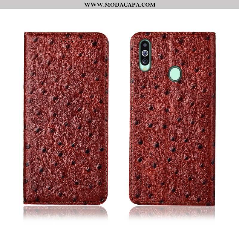 Capa Samsung Galaxy A20s Tendencia Fosco Nova Couro Couro Genuíno Cases Cover Barato