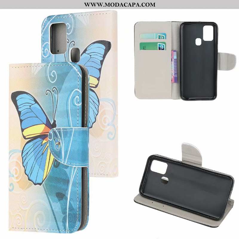 Capas Samsung Galaxy A21s Protetoras Completa Telemóvel Couro Verde Cases Online