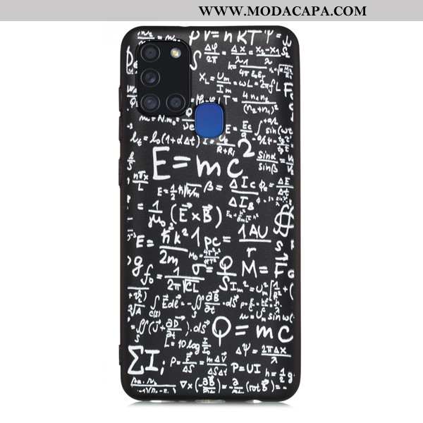 Capas Samsung Galaxy A21s Desenho Animado Completa Fosco Antiqueda Preto Cases Comprar