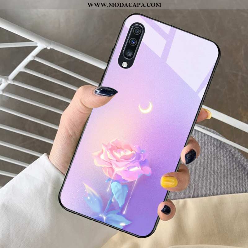 Capas Samsung Galaxy A30s Protetoras Bonitos Novas Malha Azul Desenho Animado Barato