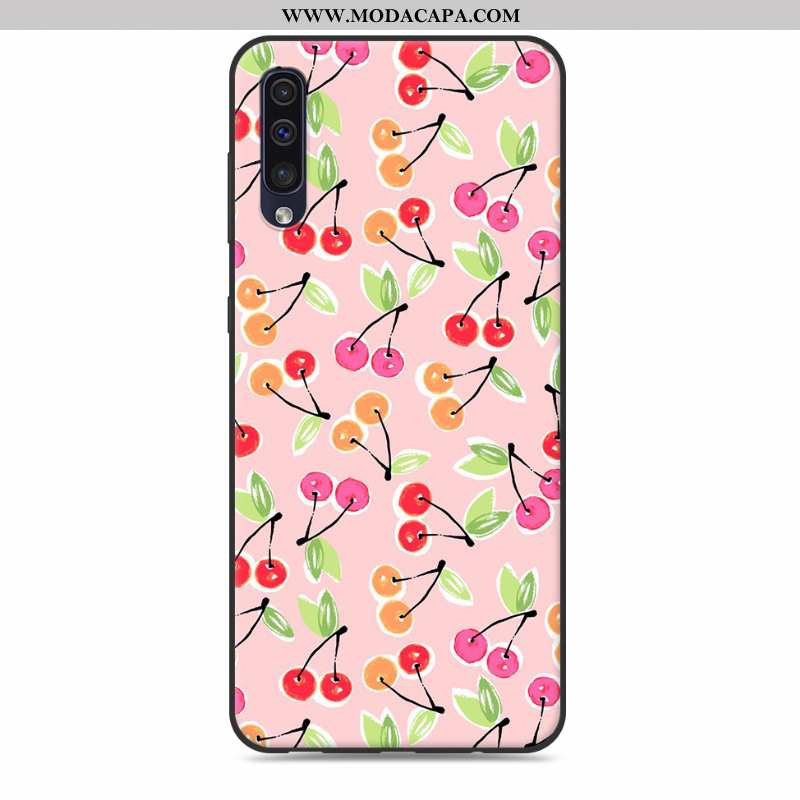 Capas Samsung Galaxy A30s Soft Rosa Telemóvel Nova Protetoras Personalizada Baratos