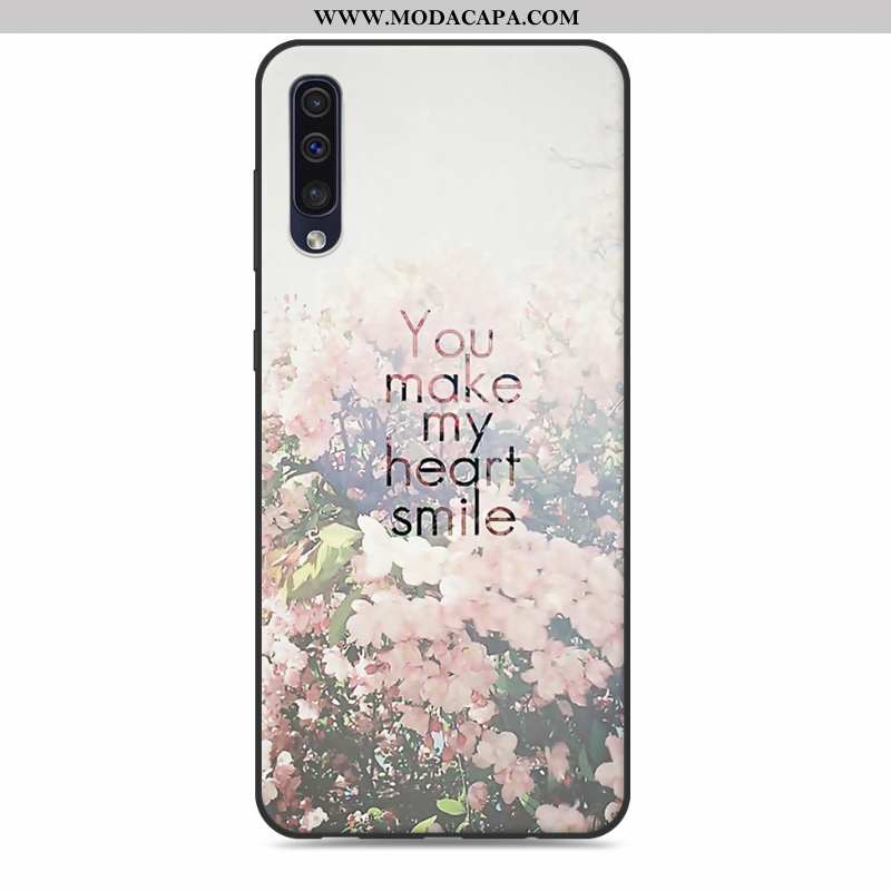 Capas Samsung Galaxy A30s Soft Rosa Telemóvel Nova Protetoras Personalizada Baratos