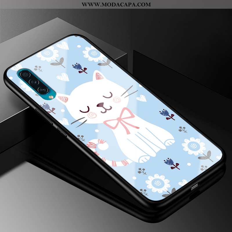 Capa Samsung Galaxy A30s Silicone Novas Antiqueda Capas Telinha Azul Resistente Online