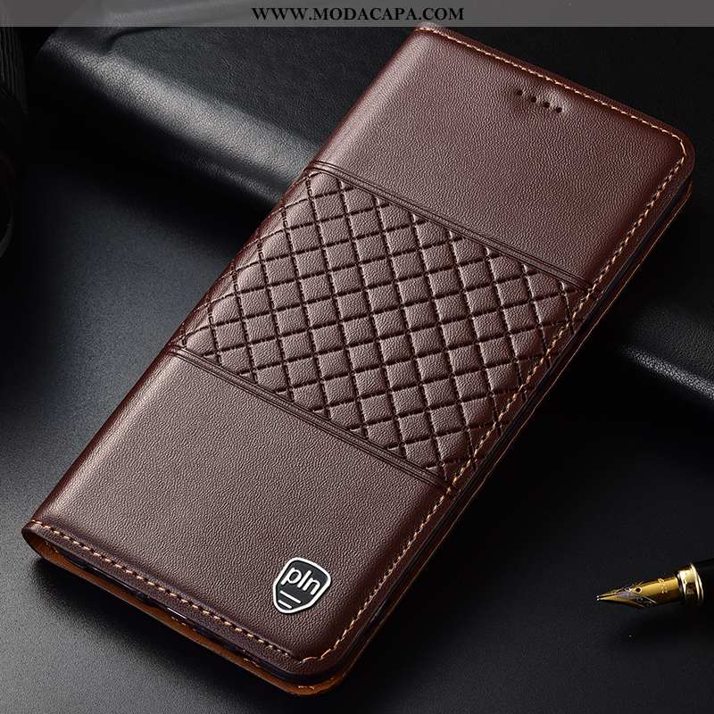 Capa Samsung Galaxy A30s Couro Genuíno Antiqueda Protetoras Midi Amarelo Cases Grade Online