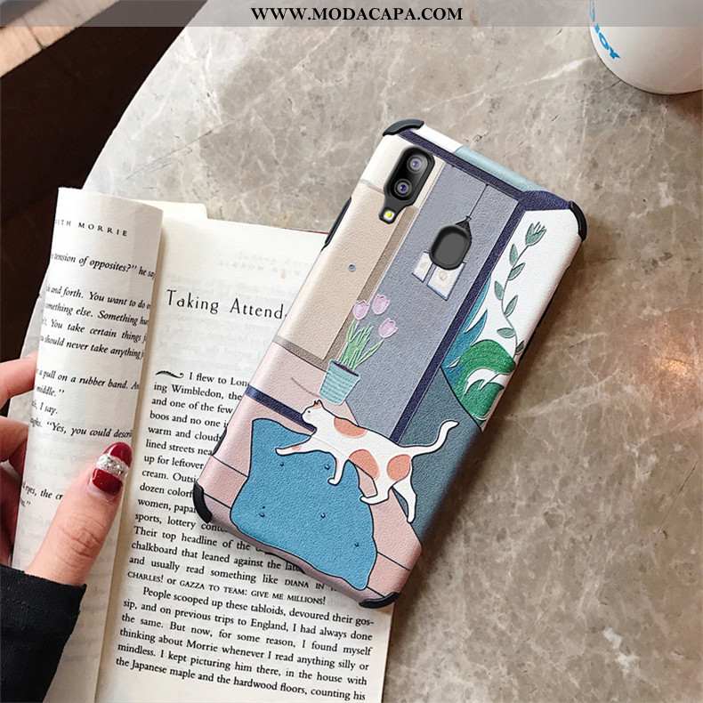 Capa Samsung Galaxy A40 Personalizado Soft Antiqueda Capas Branco Tampa Cases Comprar