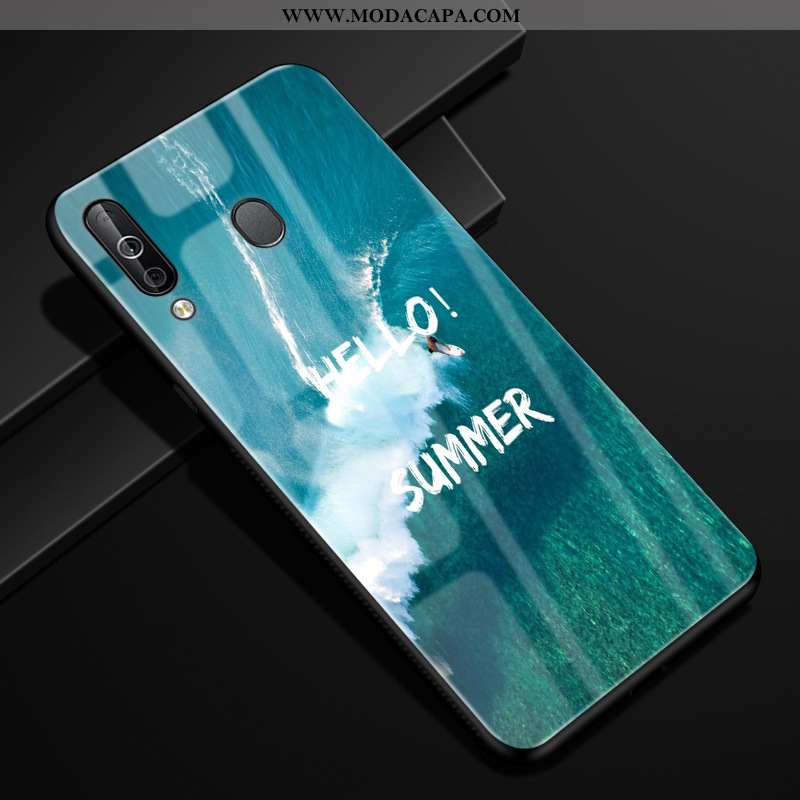 Capa Samsung Galaxy A40s Criativas Cases Azul Escuro Protetoras Antiqueda Telemóvel Estrelado Online