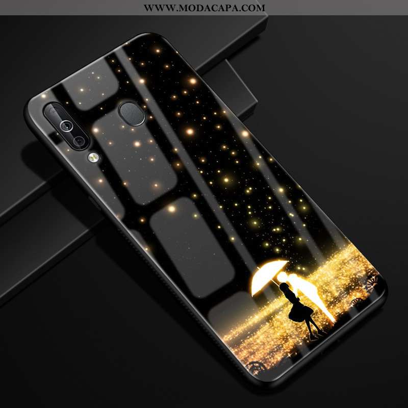 Capa Samsung Galaxy A40s Criativas Cases Azul Escuro Protetoras Antiqueda Telemóvel Estrelado Online