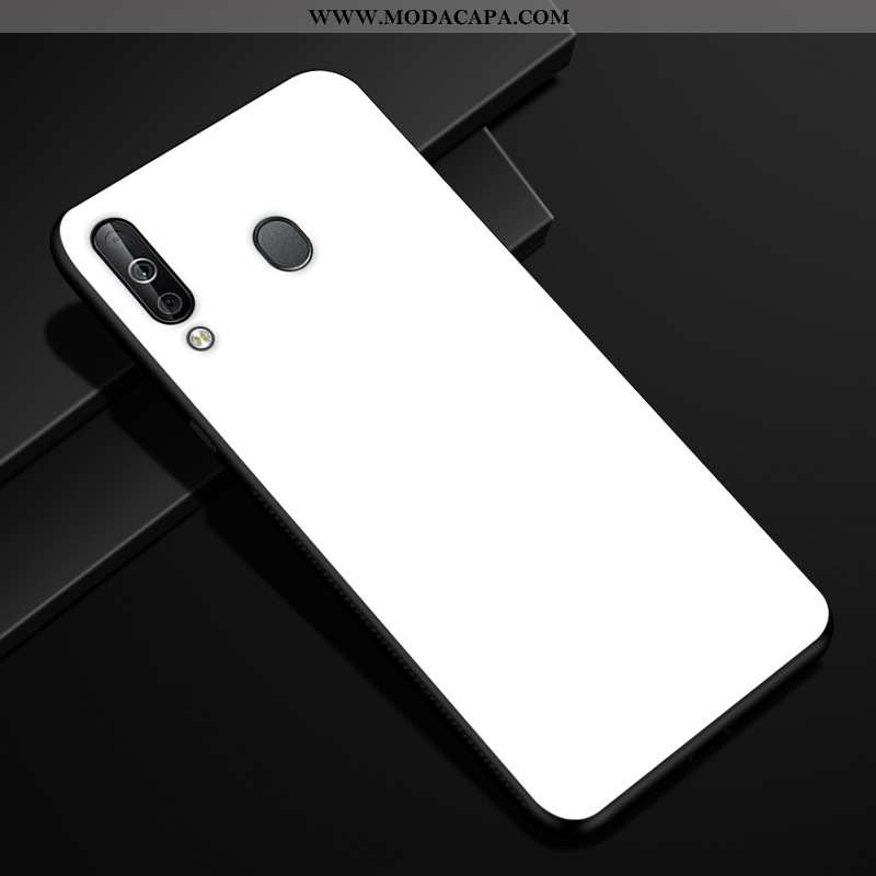 Capas Samsung Galaxy A40s Vidro Gradiente Texturizada Antiqueda Protetoras Caqui Promoção