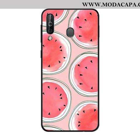 Capa Samsung Galaxy A40s Criativas Telemóvel Capas Verde Fosco Soft Pretas Online