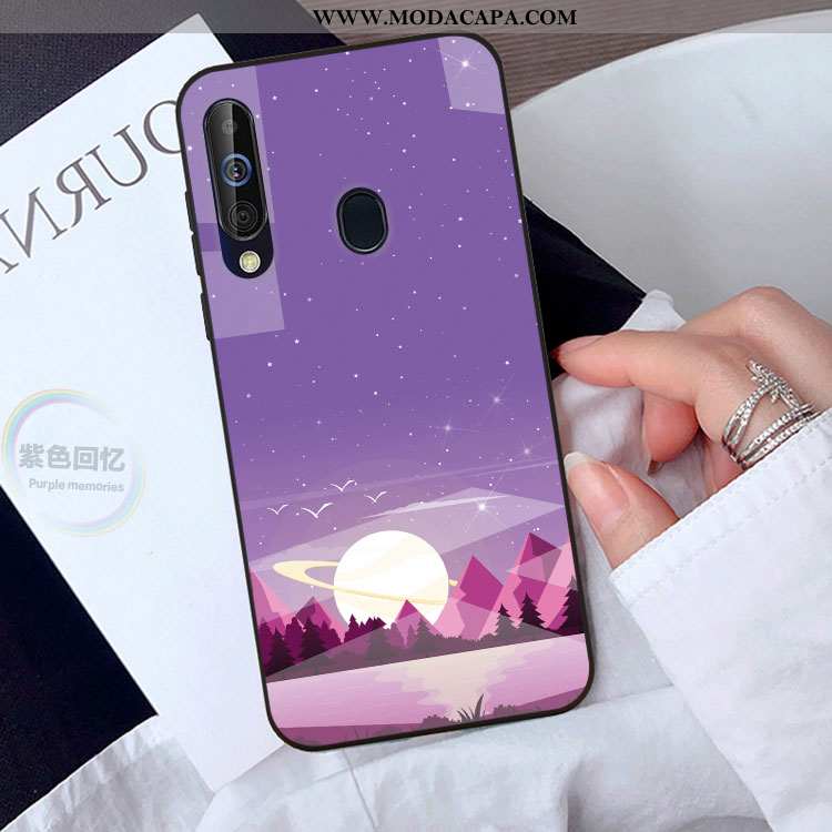 Capa Samsung Galaxy A40s Personalizado Verde Protetoras Tendencia Cases Vidro Telemóvel Promoção