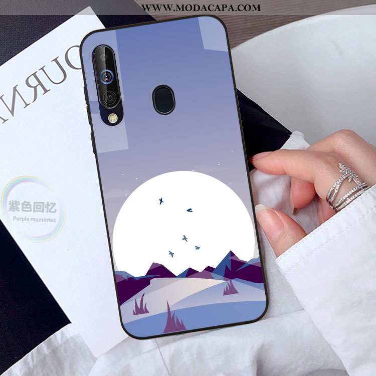 Capa Samsung Galaxy A40s Personalizado Verde Protetoras Tendencia Cases Vidro Telemóvel Promoção