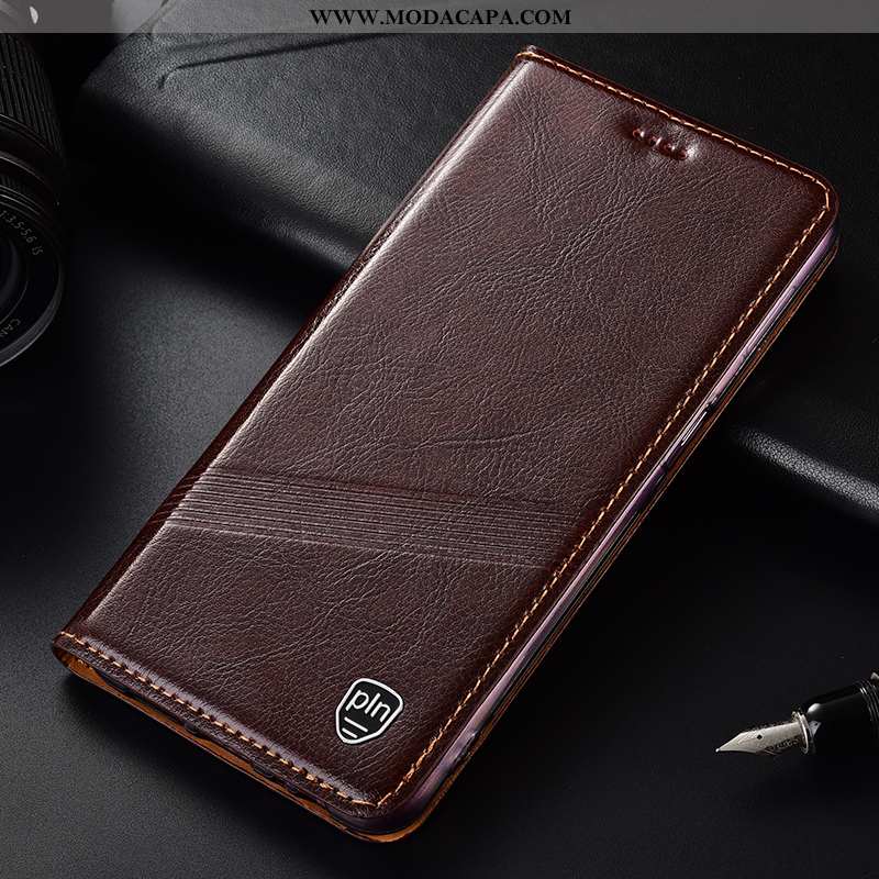 Capas Samsung Galaxy A40s Protetoras Fio Antiqueda Cases Couro Genuíno Tigrada Completa Baratos