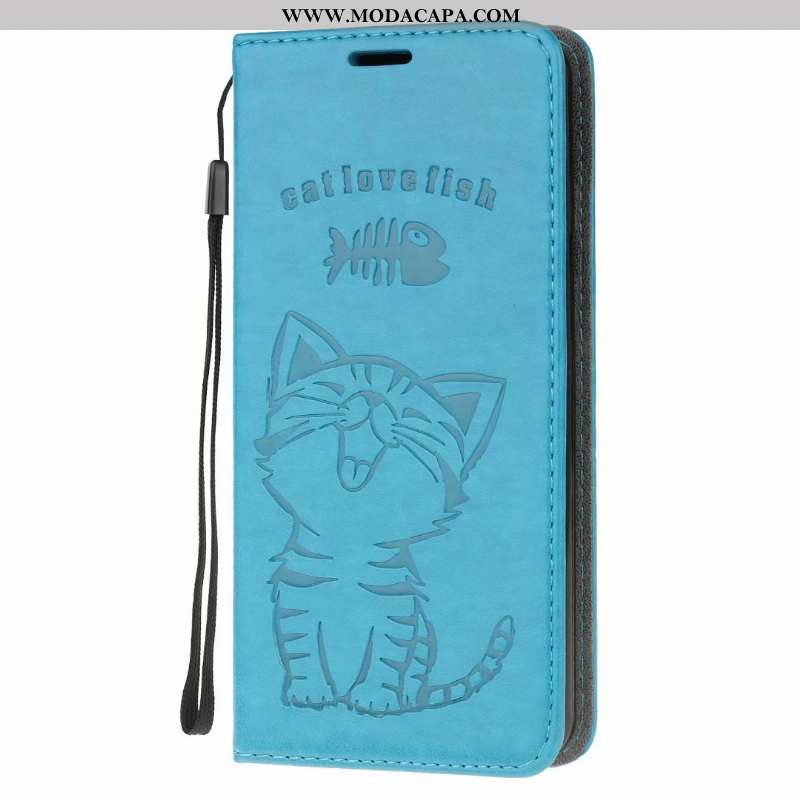 Capa Samsung Galaxy A41 Couro Capas Cases Telemóvel Cinza Cover Antiqueda Online