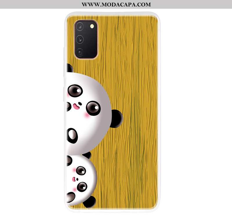 Capa Samsung Galaxy A41 Madeira Telemóvel Capas Verde Antiqueda Completa Panda Online
