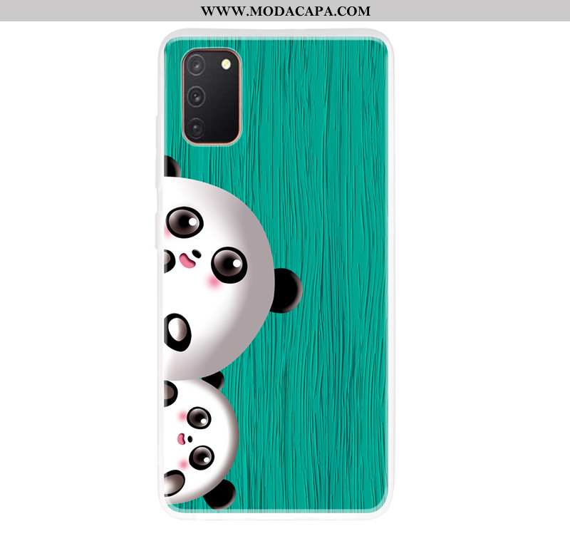 Capa Samsung Galaxy A41 Madeira Telemóvel Capas Verde Antiqueda Completa Panda Online