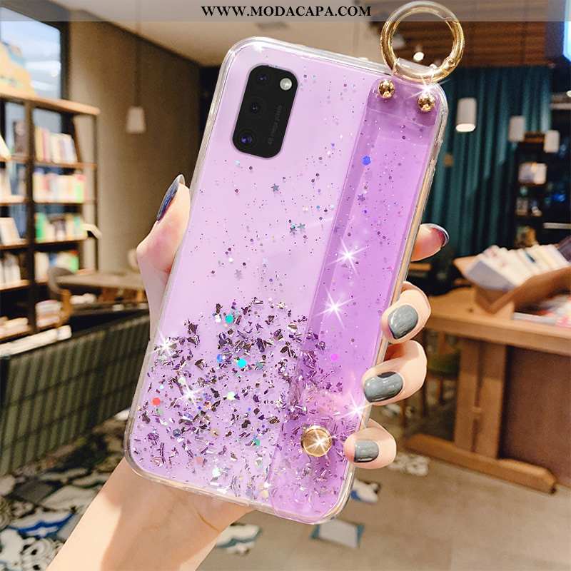 Capas Samsung Galaxy A41 Protetoras Luxo Casaco Wrisband Suporte Soft Criativas Venda