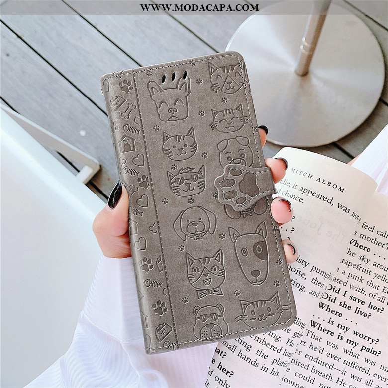 Capas Samsung Galaxy A41 Silicone Cachorro Catinet Cover Antiqueda Couro Baratos