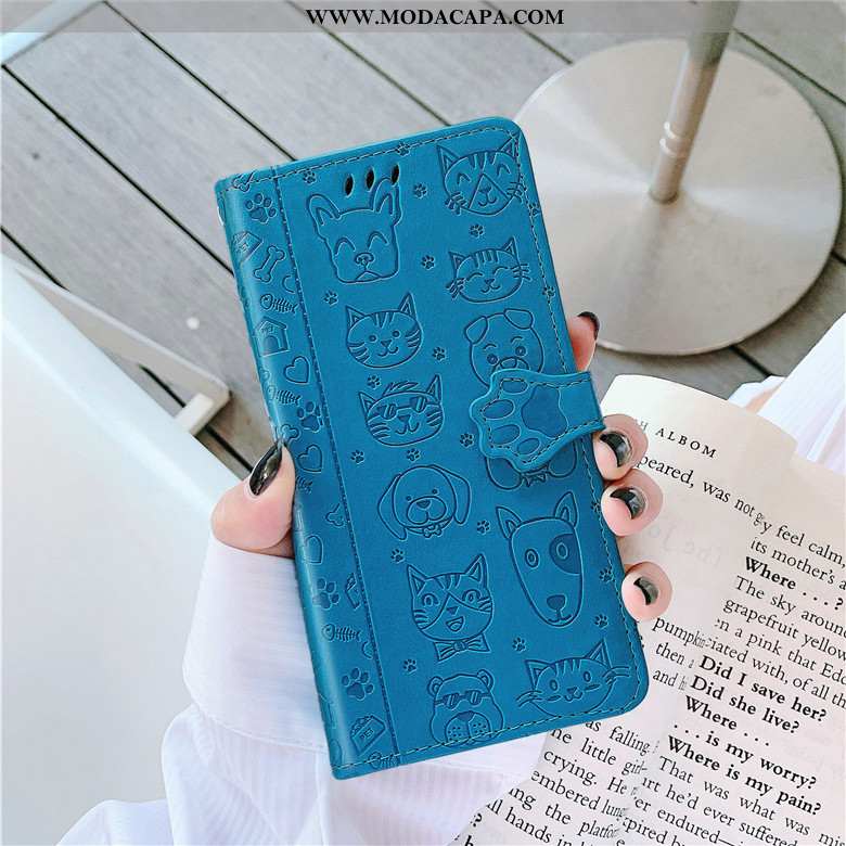 Capas Samsung Galaxy A41 Silicone Cachorro Catinet Cover Antiqueda Couro Baratos