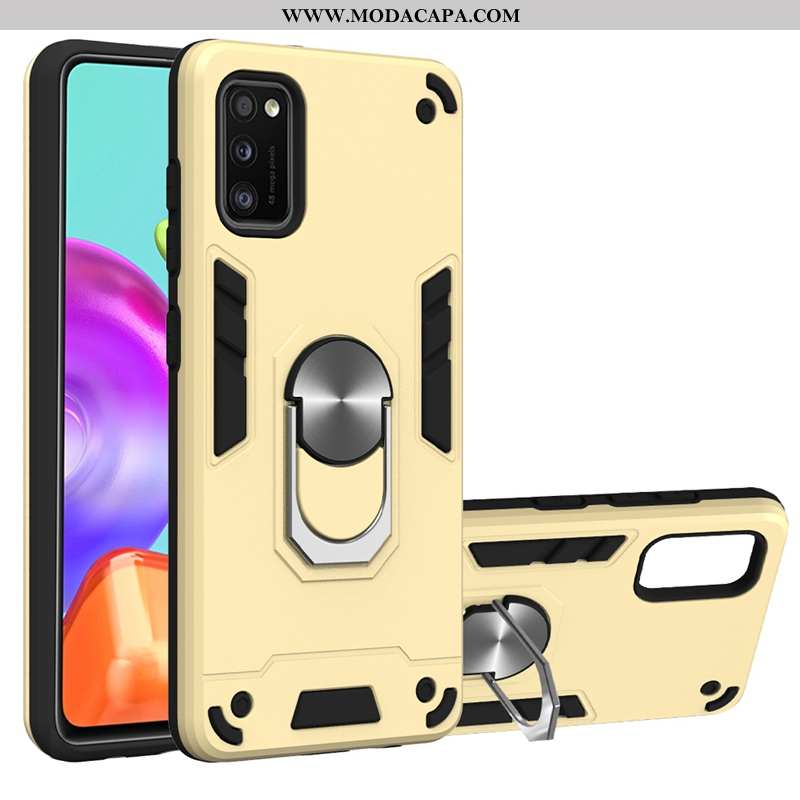 Capa Samsung Galaxy A41 Protetoras Cases Antiderrapante Acolchoado Suporte Telemóvel Capas Baratos