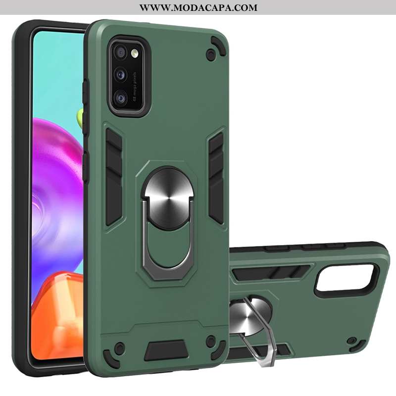 Capa Samsung Galaxy A41 Protetoras Cases Antiderrapante Acolchoado Suporte Telemóvel Capas Baratos