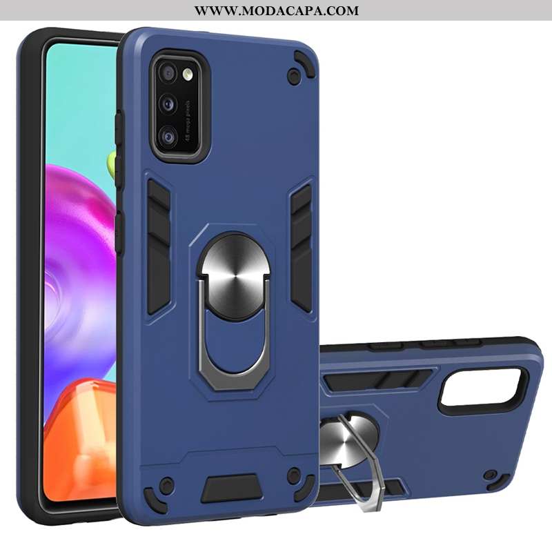 Capa Samsung Galaxy A41 Protetoras Cases Antiderrapante Acolchoado Suporte Telemóvel Capas Baratos