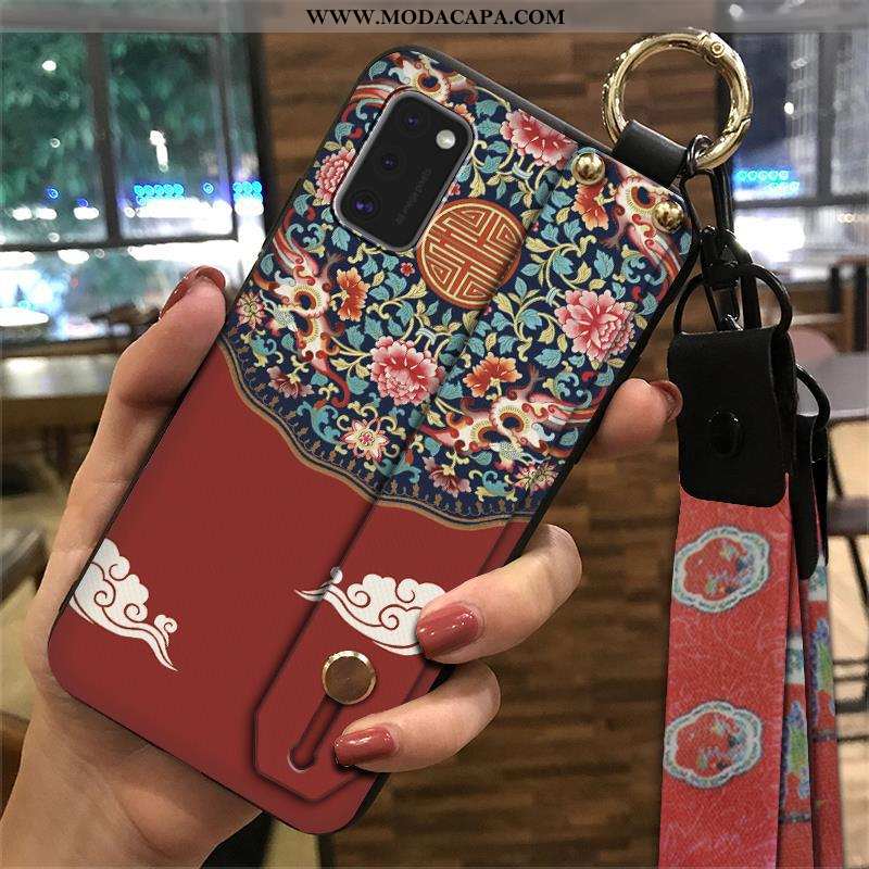 Capa Samsung Galaxy A41 Cordao Vintage Soft Wrisband Capas Suporte Criativas Comprar