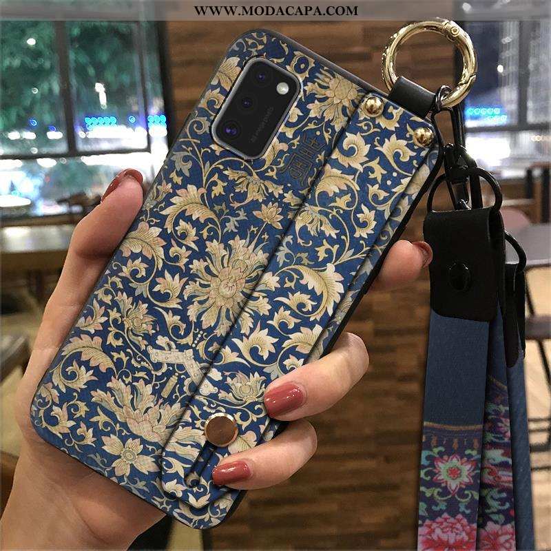 Capa Samsung Galaxy A41 Cordao Vintage Soft Wrisband Capas Suporte Criativas Comprar