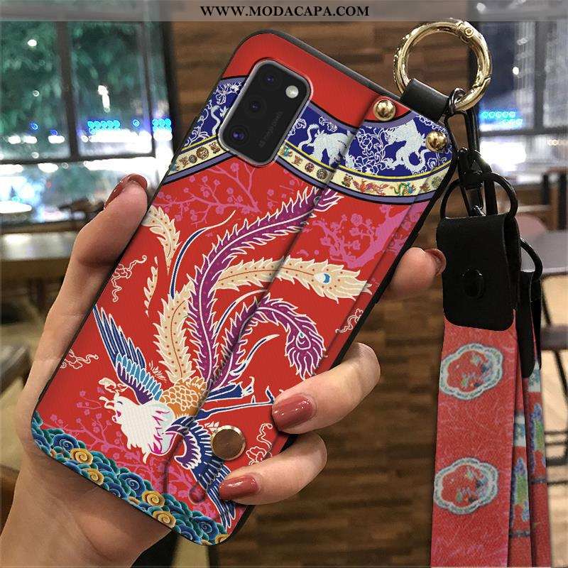 Capa Samsung Galaxy A41 Cordao Vintage Soft Wrisband Capas Suporte Criativas Comprar