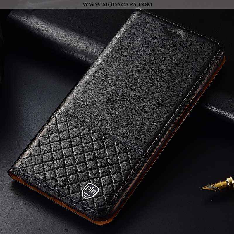 Capas Samsung Galaxy A50 Protetoras Telemóvel Vermelho Antiqueda Cases Couro Legitimo Baratos