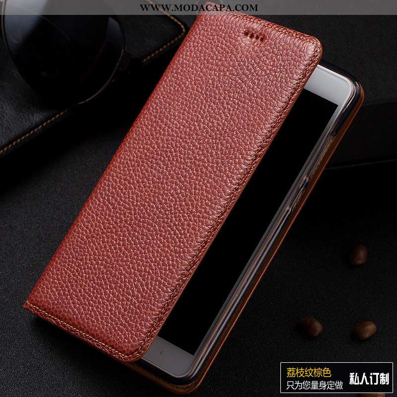 Capas Samsung Galaxy A50 Couro Genuíno Completa Cases Antiqueda Couro Protetoras Baratas