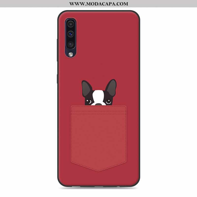 Capas Samsung Galaxy A50 Bonitos Soft Cinza Silicone Telemóvel Antiqueda Cases Barato