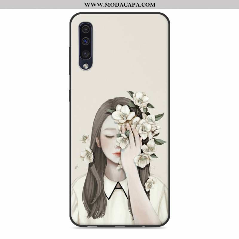 Capas Samsung Galaxy A50 Criativas Personalizado Nova Protetoras Soft Clear Promoção