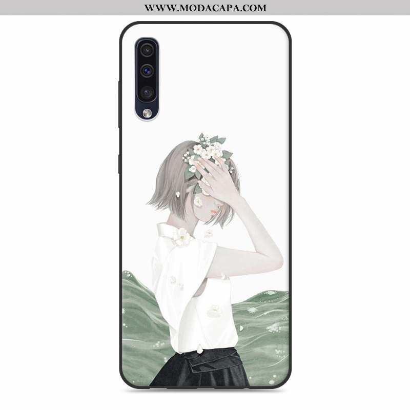 Capas Samsung Galaxy A50 Criativas Personalizado Nova Protetoras Soft Clear Promoção