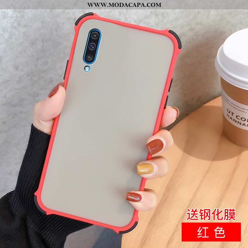 Capa Samsung Galaxy A50 Transparente Soft Cor De Contraste Cases Verde Slim Protetoras Comprar