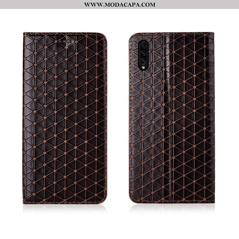 Capa Samsung Galaxy A50s Couro Cover Tendencia Fosco Legitimo Capas Silicone Cases Baratos