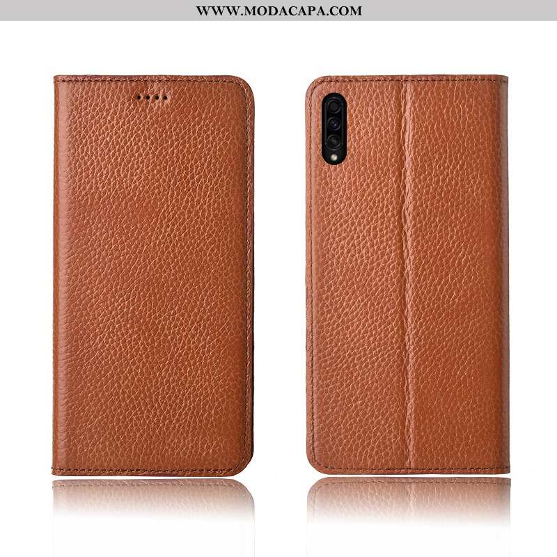 Capa Samsung Galaxy A50s Fosco Soft Tendencia Cases Antiqueda Caqui Telemóvel Comprar