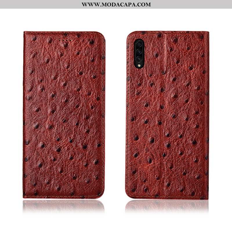 Capas Samsung Galaxy A50s Soft Protetoras Couro Couro Genuíno Cover Nova Online